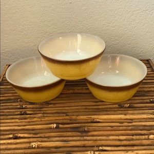 Fire King vintage ombré bowls